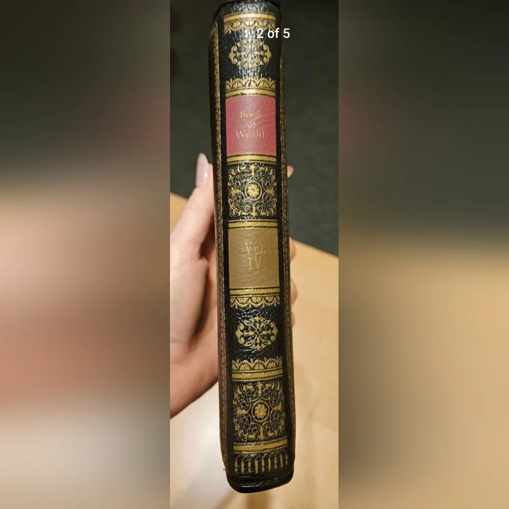 Book of Wealth Unique Vinyl Wallet